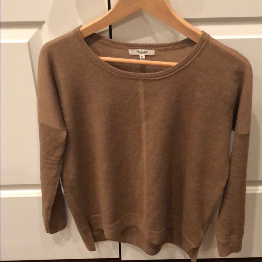 Camel merino wool sweater